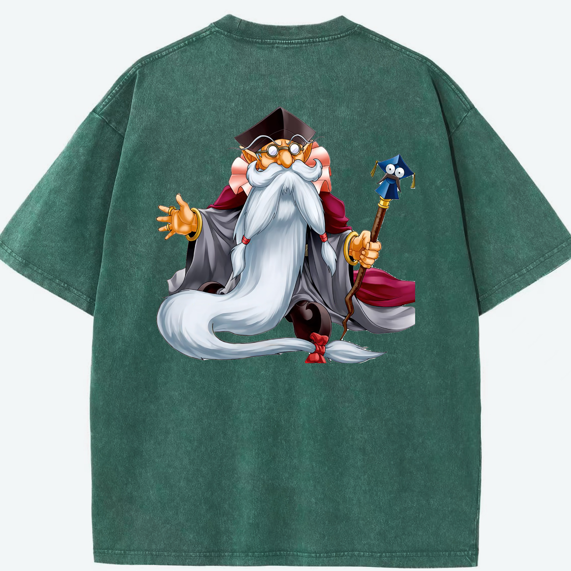（画像用） 遊☆戯☆王 Yu-Gi-Oh! 綿100% ヴィンテージ風 半袖Tシャツ（背面プリント）
